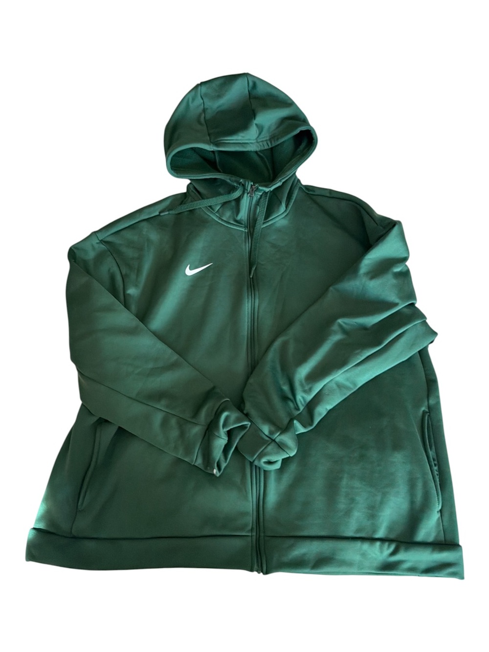 Nike women’s Men’s Dark Green Full-Zip Hoodie Jacket